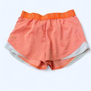 Under-armour‎ Women's Orange and Pink Shorts size small